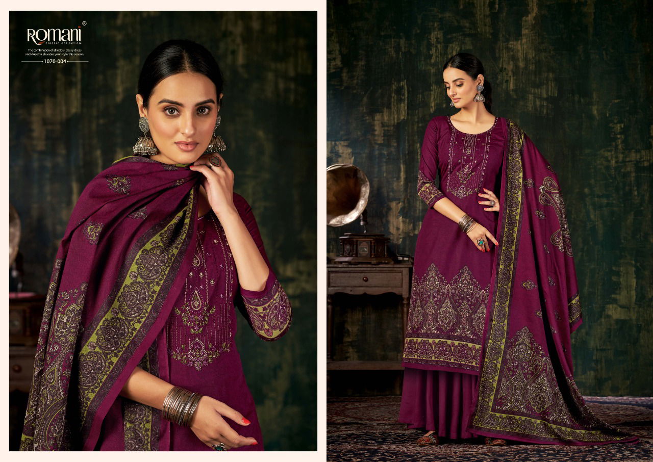 Romani Mareena 7th Regular Wear Wholesale Printed Cotton Dress Material
